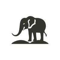 Elefant Symbol auf Weiß Hintergrund - - einfach Vektor Illustration