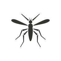 Moskito Insekt Symbol auf Weiß Hintergrund - - einfach Vektor Illustration