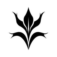 staghorn ormbunke växt ikon - enkel vektor illustration