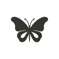 Schmetterling Symbol auf Weiß Hintergrund - - einfach Vektor Illustration