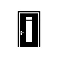 Betrieb Theater Zimmer Tür Symbol auf Weiß Hintergrund vektor