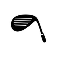 golf klubb ikon på vit bakgrund - enkel vektor illustration