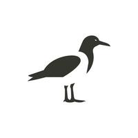 Albatros Vogel Symbol auf Weiß Hintergrund - - einfach Vektor Illustration