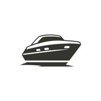 hastighet båt ikon på vit bakgrund - enkel vektor illustration