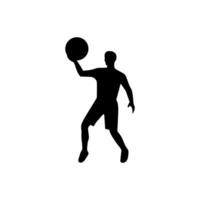 Volleyball Symbol auf Weiß Hintergrund - - einfach Vektor Illustration