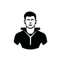 sportlich Trainer Symbol auf Weiß Hintergrund - - einfach Vektor Illustration