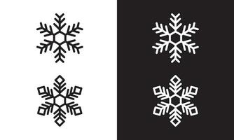 das Schneeflocke Symbol ist geeignet zum Winter Themen vektor