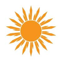 Sonne-Logo-Design vektor
