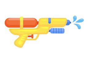 Wasser Gewehr Spielzeug Karikatur Symbol Vektor