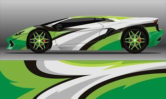 bil dekal wrap design vektor. abstrakt stripe racing för livery, fordon, rally, race, bil. vektor