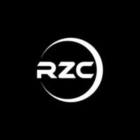 rzc Brief Logo Design, Inspiration zum ein einzigartig Identität. modern Eleganz und kreativ Design. Wasserzeichen Ihre Erfolg mit das auffällig diese Logo. vektor