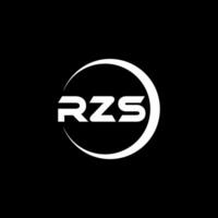 rzs Brief Logo Design, Inspiration zum ein einzigartig Identität. modern Eleganz und kreativ Design. Wasserzeichen Ihre Erfolg mit das auffällig diese Logo. vektor