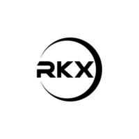 rkx brev logotyp design, inspiration för en unik identitet. modern elegans och kreativ design. vattenmärke din Framgång med de slående detta logotyp. vektor