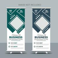 Business Roll Up Banner Design vektor