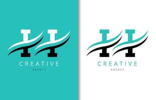 jag jag brev logotyp design med bakgrund och kreativ företag logotyp. modern text mode design. vektor illustration