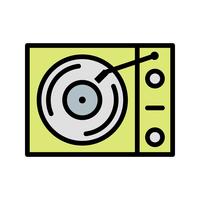 Vinylspelare Vector Icon