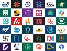 Vektor abstrakt Unternehmen Logo Design oder einstellen von Symbol