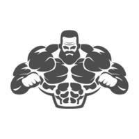 Bodybuilder Logo Symbol vektor