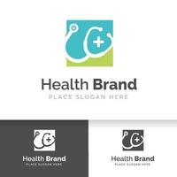 stetoskop ikon design tecken. hälsa och medicin logotyp mall vektor