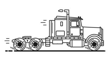 amerikanisch LKW Clip Art Vektor eps