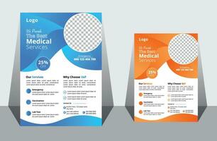 medizinisch Flyer Design, Vektor eps Format