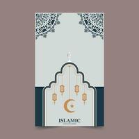 islamisch Ramadan kareem Karte Design vektor