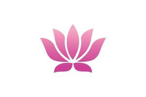 Lotus Blume Vektor Logo Design