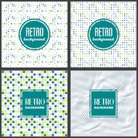 Gammal retro vintage stil design mall vektor