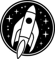 Rakete - - hoch Qualität Vektor Logo - - Vektor Illustration Ideal zum T-Shirt Grafik