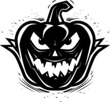 Halloween - - schwarz und Weiß isoliert Symbol - - Vektor Illustration