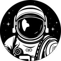 Astronaut, minimalistisch und einfach Silhouette - - Vektor Illustration