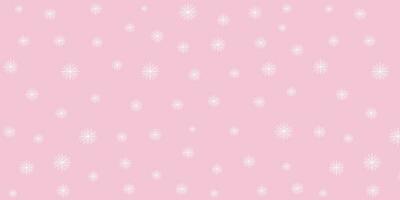 Rosa nahtlos Muster mit Schneeflocken und Sterne. modisch Vorlage zum Weihnachten, Neu Jahr. cool Illustration. vektor