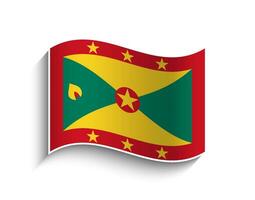 vektor grenada vinka flagga ikon