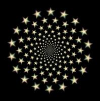 Fibonacci Gradient verschwommen Verhältnis Spiral- Vektor Muster,