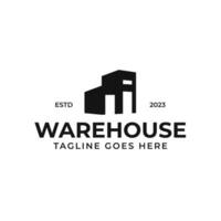 Warenhaus Industrie Logo Design Konzept Vektor Illustration Symbol Symbol