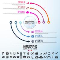 Infografiken-Designvorlage vektor