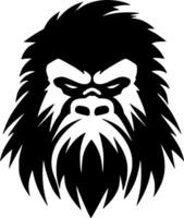 Bigfoot - - minimalistisch und eben Logo - - Vektor Illustration