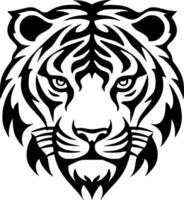 Tiger - - minimalistisch und eben Logo - - Vektor Illustration