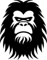 Bigfoot - - minimalistisch und eben Logo - - Vektor Illustration