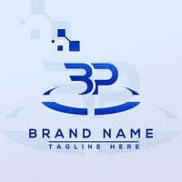brev bp professionell logotyp för Allt typer av företag vektor