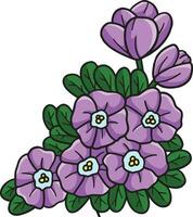 Frühling Blumen Karikatur farbig Clip Art vektor