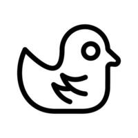 Gummi ducky Symbol Vektor Symbol Design Illustration