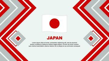 japan flagga abstrakt bakgrund design mall. japan oberoende dag baner tapet vektor illustration. japan design