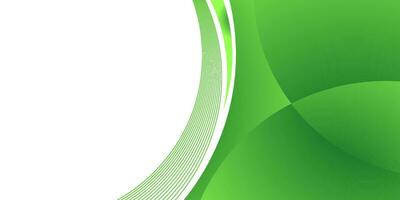 Grün Kurve elegant Hintergrund zum Geschäft vektor