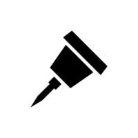 drücken Stift Symbol Design Vektor