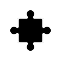 Puzzle Symbol Design Vektor Vorlage