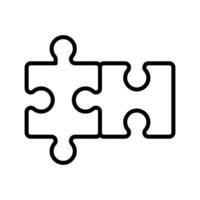 Puzzle Symbol Design Vektor Vorlage