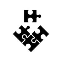 Puzzle Symbol Design Vektor Vorlage