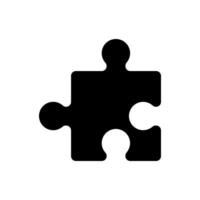 Puzzle Symbol Design Vektor Vorlage