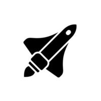 Raketen-Icon-Design-Vektor vektor